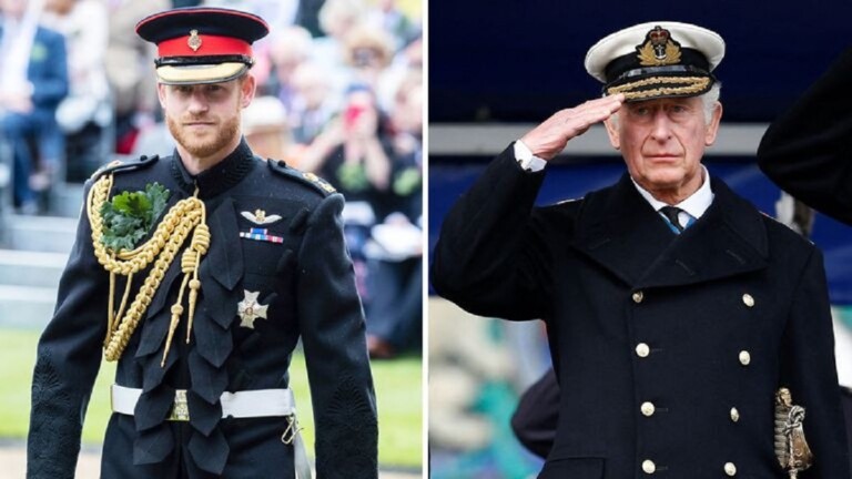 Le prince Harry et le roi charles