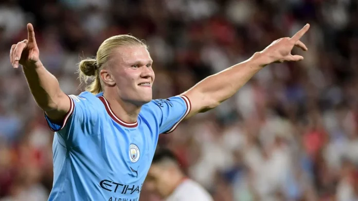 Erling Haaland sous le maillot de Manchester City