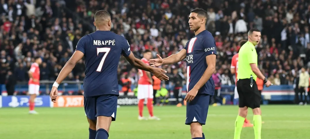 Hakimi et MbappÃ©