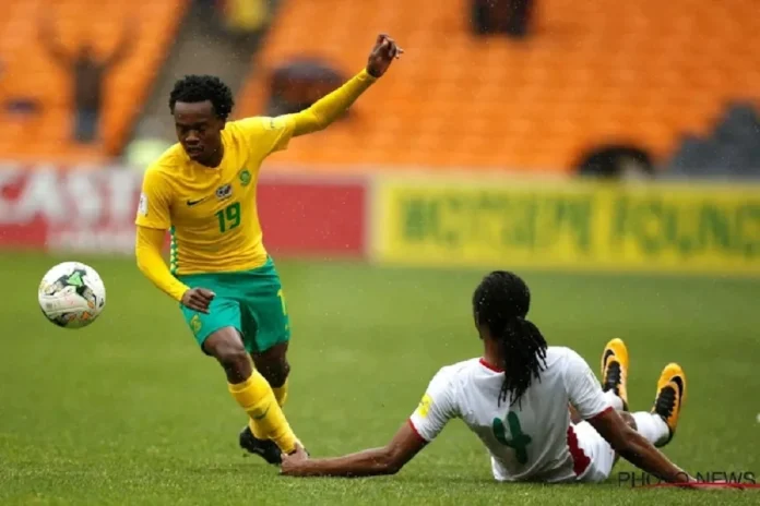 L'attaquant sud-africain Percy Tau