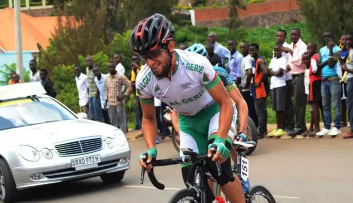 Le cycliste algÃ©rien Azzedine Lagab