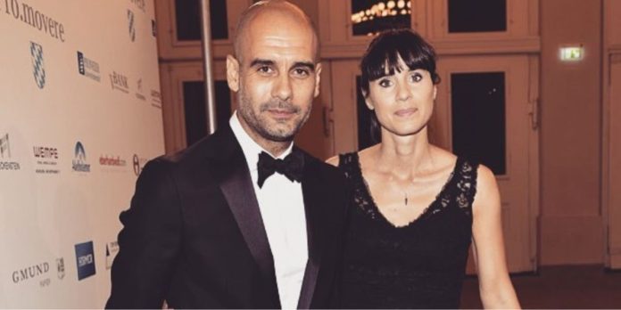 Pep Guardiola et Cristina Serra