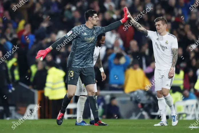 Thibaut Courtois et Toni Kroos